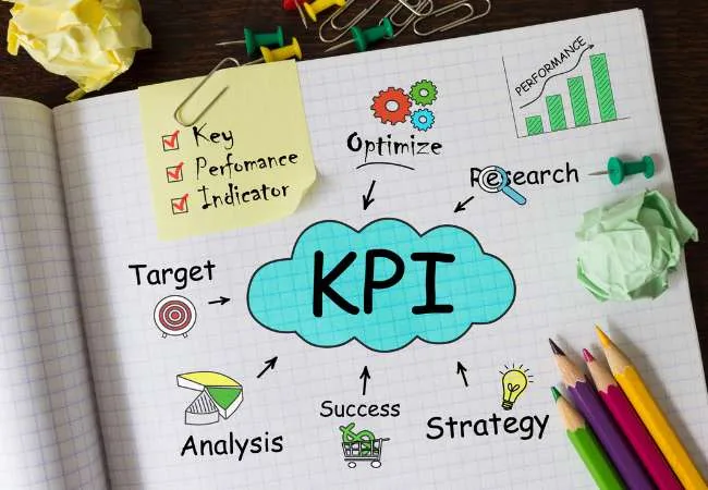 Kpi ilustración de estrategias
