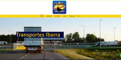Diseño web 19 Ibarra transportes